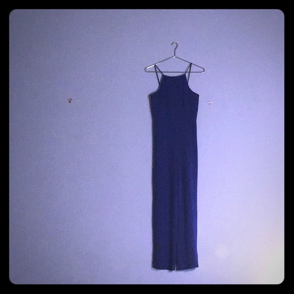 Black Halo // Joaquin Jumpsuit in Cobalt